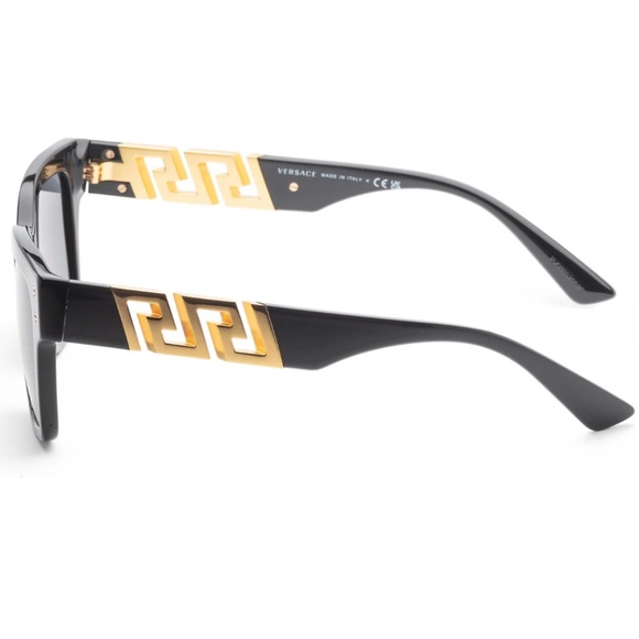 Versace 4421 GB1/87 52 Black Gold Sunglasses VE4421